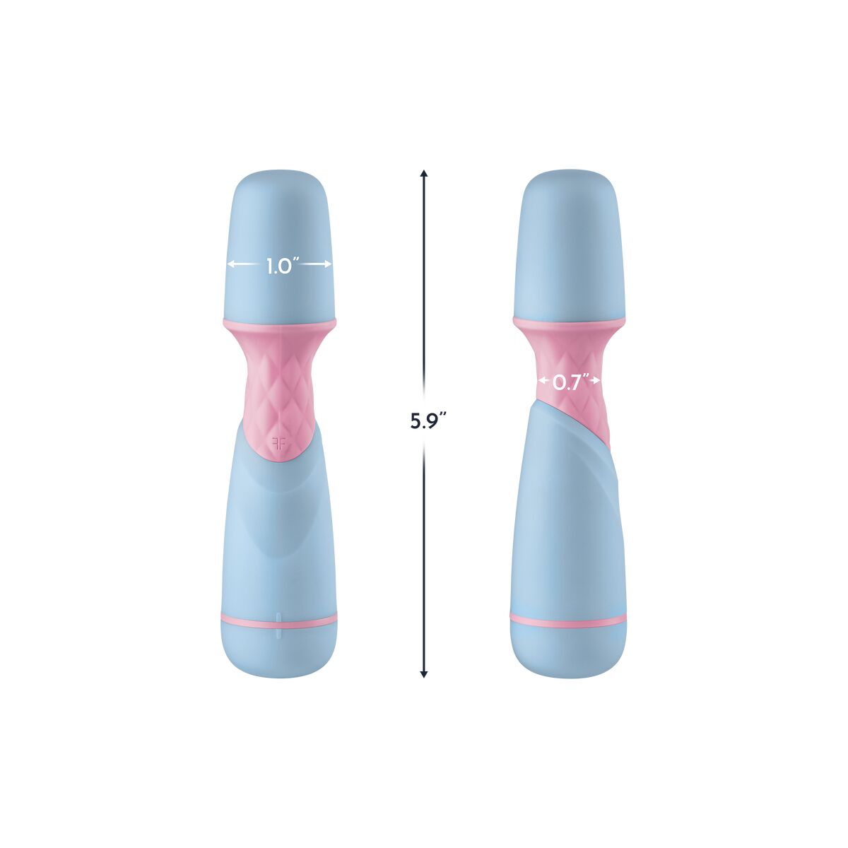Patronvibrator FemmeFunn Ffix Wand Blå